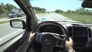 2015 Nissan Frontier SV POV Review [upl. by Nylodnewg]