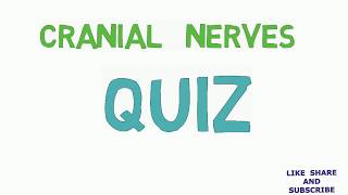 CRANIAL NERVES QUIZ  Medical Exam Preparation  FMGE MCI [upl. by Dich997]