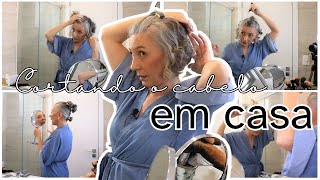 COMO CORTO O CABELO SOZINHA  Verinha Bernardino [upl. by Merril]