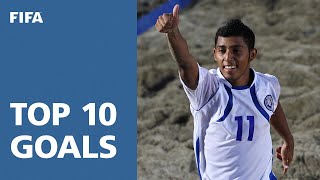 TOP 10 GOALS  FIFA Beach Soccer World Cup Ravenna 2011 [upl. by Marcos]