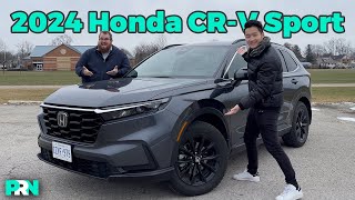 Exceptional Expensive Quality  2024 Honda CRV Sport AWD Full Tour amp Review [upl. by Tenaj]