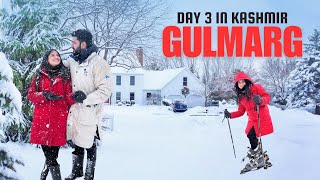 Gulmarg 😍 Snowfall Dekhi Pehli Baar 🥹  Kashmir Trip Day3  Arshi Saifi [upl. by Lefty]