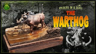 WIAS  THE WARTHOG TIMELAPSE diorama miniatures wildlife [upl. by Eberle168]