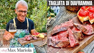 TAGLIATA DI DIAFRAMMA o PANNICOLO ALLA GRIGLIA  Ricetta di Chef Max Mariola [upl. by Hortensia]