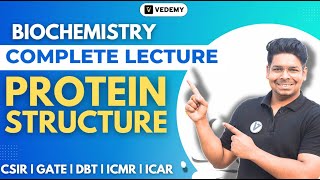 Protein Structure  Biochemistry  By Virendra Singh  CSIR  GATE  DBT  ICMR  CUET  IIT JAM [upl. by Weisler845]