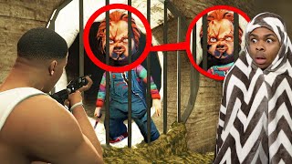 WE FOUND CHUCKY THE KILLER DOLL IN THE SEWER IN GTA 5 GTA 5 MODS RP [upl. by Rosy]