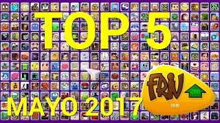 TOP 5 Mejores Juegos FRIVCOM de MAYO 2017 [upl. by Wenger]