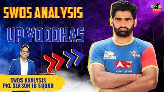 SWOS Analysis  UP Yoddhas  Can Pardeep Narwal make it big again PKL Season 10 [upl. by Ecnarwal]