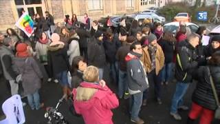 Grève et manifestations des enseignants à Rouen le Havre et Evreux [upl. by Burdett]