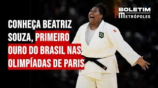 Conheça Beatriz Souza primeiro ouro do Brasil nas Olimpíadas de Paris [upl. by Gawen]