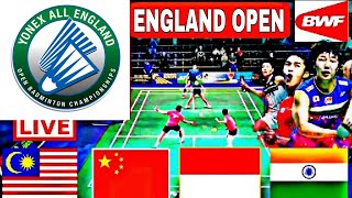 All England Open Live Score Badminton 2024  Day1 Round of 32  bwf live England Open [upl. by Sturges300]