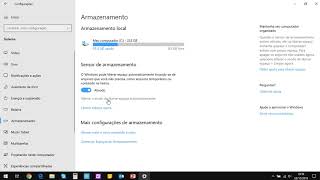 Limpar arquivos temporários automáticamente  Windows 10 [upl. by Dej]