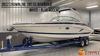 2022 Crownline 280 SS Bowrider [upl. by Eilime]