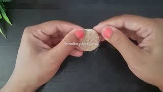 DIY Trendy Earrings Making at Home Jute Threds Earrings Making Handmade jewellery Making at Home [upl. by Osborn409]