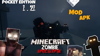 Zombie apocalypse mod is for minecraft pocket edition 121 by iconikyaku [upl. by Anitnatsnoc]