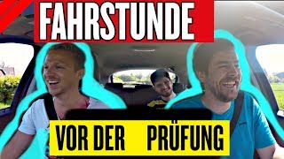 Führerschein Praktische Prüfung  Fahrstunde  vor der Prüfung [upl. by Tharp36]