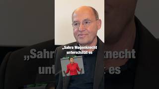 Wagenknecht Haben Sie Herr Gysi sich getäuscht wie erfolgreich sie wird [upl. by Gerrard]