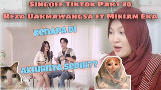 SING OFF TIKTOK PART 10  REZA DARMAWANGSA ft MIRIAM EKA  MALAYSIAN REACT TO INDONESIA [upl. by Akiraa]