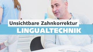 Lingualtechnik  Unsichtbare Zahnkorrektur  360°zahnspange [upl. by Eem]