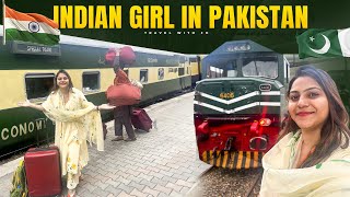 Indian girl in Pakistan 🇵🇰 Pakistani Railway 🚃 Wagah Border to Panja Sahib via Lahore  Day 1 [upl. by Tedric575]