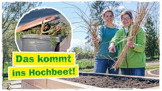 HOCHBEET BEFÜLLEN In wenigen Schritten ein Hochbeet anlegen 👩‍🌾 [upl. by Aran46]