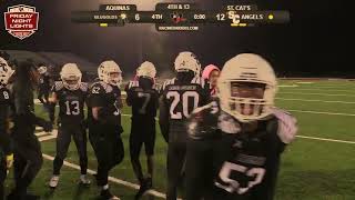 GameEnding Plays and Celebration From Racine St Catherines 2024 State Football Semifinal Win [upl. by Nytnerb]