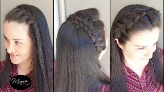 Diademas con trenzas 3 opciones  Three headband braids  Marce DIY [upl. by O'Connor]