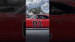 The Dukes Of Hazzard General Lee Dodge Charger Car Pulls Up Next To Me automobile shorts [upl. by Aihsekin]