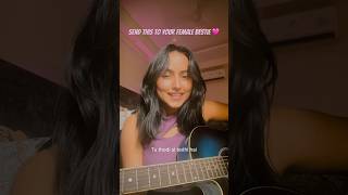 Best friend song status  female best friend songs  dear zindagi guitar cover  niveta dhingra [upl. by Gnok]