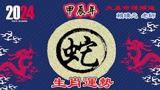 2024年 蛇 生肖運勢｜2024 生肖「蛇」 完整版｜2024年 运势 蛇｜甲辰年運勢 蛇 2024｜2024年运途 蛇｜ 蛇 生肖运程 2024｜大易命理頻道｜賴靖元 老師｜CC 字幕 [upl. by Nitsyrk693]