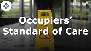 Occupiers Standard of Care  Law of Tort [upl. by Fen]