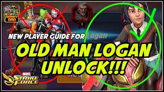 Insane Guide For Old Man Logan  800k Spider Society  4y1r Old Man Logan  Marvel Strike Force [upl. by Witte]