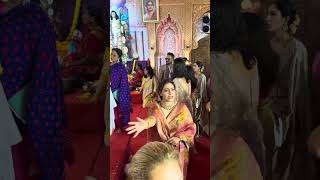 Kajol Celebrates Durga Puja  Festive Spirit amp Devotion kajol bollywood [upl. by Graniah966]