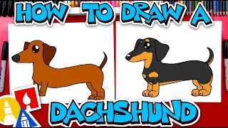 How To Draw A Dachshund [upl. by Inaliak]