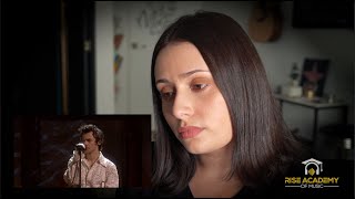 Vocal Coach Reacts to Falling LIVE by Harry Styles at the BRIT Awards 2020 [upl. by Aivun960]