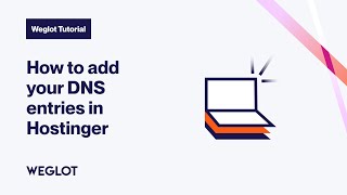 How to add your DNS entries in Hostinger [upl. by Conney]