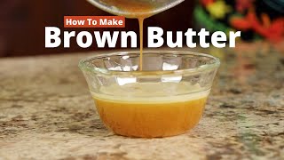 How To Make Brown Butter  Its So Easy  Rockin Robin Cooks [upl. by Beitz]