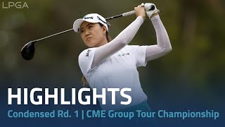 Condensed Rd 1  CME Group Tour Championship [upl. by Ayotaj]