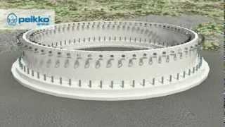 Peikkos Wind Turbine Foundation Concept [upl. by Ynaffet]