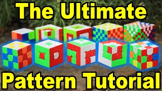 How To 5 BEST Patterns on the 3x3 and Big Cubes [upl. by Phillipp]