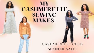 Cashmerette Club Sewing Makes [upl. by Dnalyk]