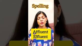 quotAffluent vs Effluent Pronunciation amp Meaning  Common English Confusionsquotenglishwords ytshorts [upl. by Atoiganap577]