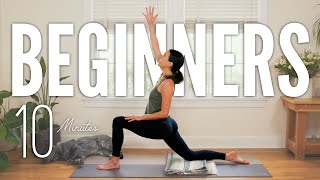 10Minute Yoga For Beginners  Start Yoga Here [upl. by Winchester]