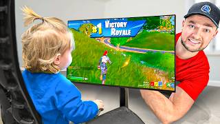 My SON Controls My Fortnite Game [upl. by Adnirod86]