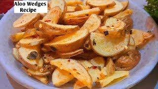 Crispy IndianSpiced Potato Wedges  Swatiskitchen [upl. by Ide100]