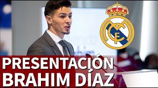 Rueda de prensa de Brahim Díaz tras ser presentado por el Real Madrid  Diario AS [upl. by Felizio]