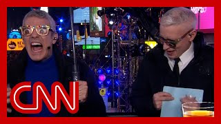 Anderson Cooper amp Andy Cohen’s Surprise Birthday Bash [upl. by Rockel348]