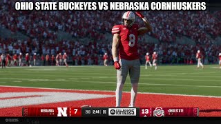 College Football 25  Ohio State Buckeyes vs Nebraska Cornhuskers  Week 7 [upl. by Appel]