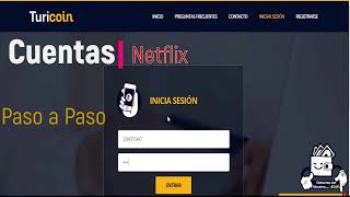 Aprende como crear cuentas Netflix originales con Turicoin [upl. by Arraes441]