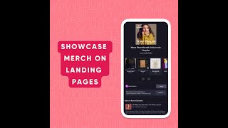 Showcase merch on Linkfire landing pages [upl. by Leugar297]